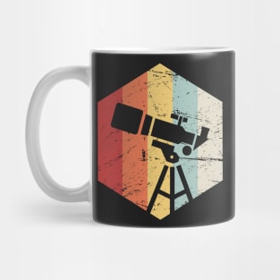 Retro 70s Space Telescope Icon Mug